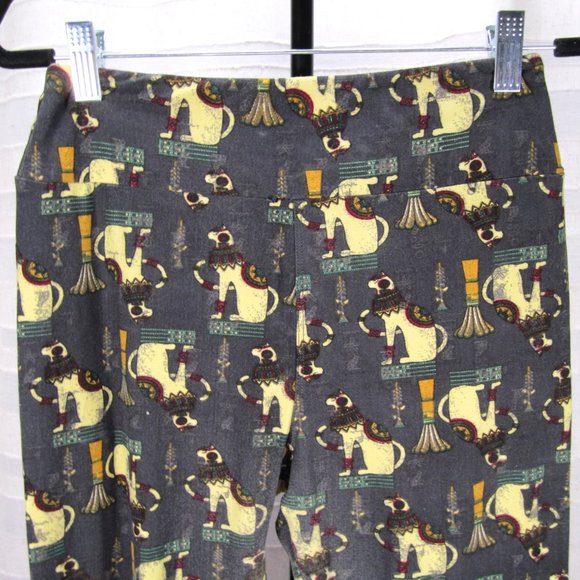 LulaRoe Blue Egyptian Cat Leggings - OS - Picture 3 of 4